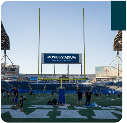 Movie At The Stadium